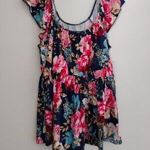 Cinched Waist Babydoll Tank
